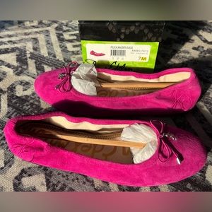 Never worn Sam Edelman magenta ballet flats